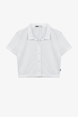 Áo polo ngắn - croptop