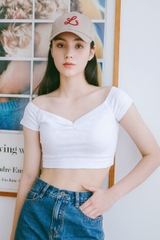 Áo trễ vai Croptop