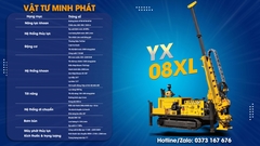 Máy khoan lõi đá YX-8GL – Phục vụ khoan địa chất công trình, khai thác mỏ