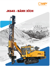 Máy Khoan Bề Mặt Bánh Xích JK643 – Đỉnh Cao Công Nghệ Khoan Đá Lộ Thiên
