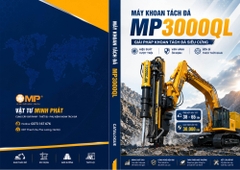Máy Khoan Tách Đá Gắn Đầu Máy Xúc MP3000QL – Siêu Thiết Bị Phá Đá Tĩnh Lực Tách 30.000 Tấn