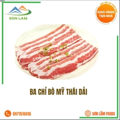 Ba chỉ bò Mỹ thái dải