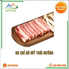 Ba chỉ bò Mỹ nướng