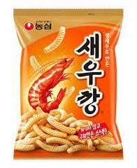Bánh snack tôm cay Hàn Quốc Nongshim 90g | [농심] 새우깡새우깡 90g