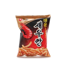 Bánh snack tôm cay Hàn Quốc 90g | 매운새우깡 90g