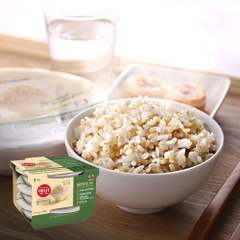 Cơm gạo mầm lốc CJ 210g x 3 hộp | 햇반 발아현미밥 210g 3 번들