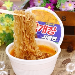 Mì tô bò cay Nongshim 86g | 농심 육개장사발면 86g