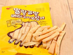 Mực tẩm bơ sợi Jeonghwa 50g | 말랑말랑버터구이오징어 50g