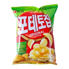 Bánh snack khoai tây truyền thống Nongshim Hàn Quốc 60g | 칩포테토오리지널 60g