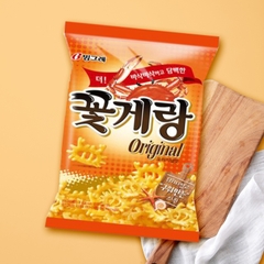 Bánh snack cua Binggrae vị truyền thống / wasabi 70g | 크라운 꽃게랑 오리지널맛 / 고추냉이 70g