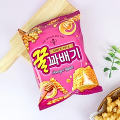 Bánh snack táo mật ong 90g [농심]꿀꽈배기 90g