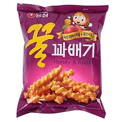 Bánh snack táo mật ong 90g [농심]꿀꽈배기 90g