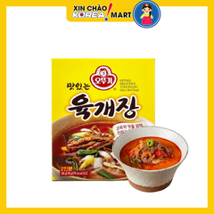 Súp thịt bò cay ăn liền Ottogi vị cay 38g | 즉석 육개장 38g