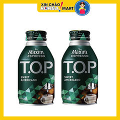 Cà phê Maxim TOP Sweet Americano Hàn Quốc 275ml | 티오피더아메리카노 275ml