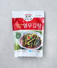 Kim chi lá củ cải Jongga 500g  | [종가집] 열무김치 500g