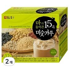 [담터] 마가들어간 15곡 미숫가루 240g - Bột ngũ cốc đậu dantuh xanh lá Hàn Quốc 240gram