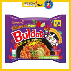 Mì gà khô chua cay Samyang 135g | 불닭볶음면 새콤한맛 135g