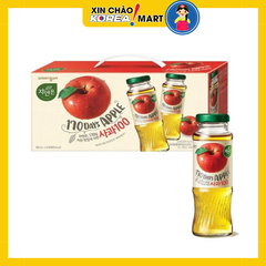 Nước ép táo Woongjin 180ml x 12 chai | 웅진 자연은 사과 180ml x 12