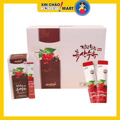Nước cốt tỏi đen sơn thù du 600ml | [의성농산] 진한모름 흑산수유 10ml x 60포
