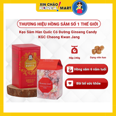 Kẹo hồng sâm có đường KGC Cheong Kwan Jang 240g | 홍삼캔디 수 240g