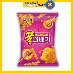 Bánh snack táo mật ong 90g [농심]꿀꽈배기 90g
