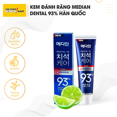 Kem đánh răng Median Dental IQ 93% Hàn Quốc 120g | 메디안 120g