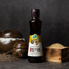 Dầu mè Sing Song 320ml 신송 한 번만 짠 참기름 320ml