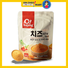 Bột gia vị phô mai vị truyền thống O!Sajang 250g 치즈시즈닝 가루 250g