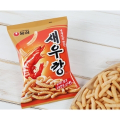 Bánh snack tôm cay Hàn Quốc Nongshim 90g | [농심] 새우깡새우깡 90g