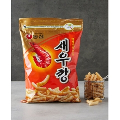 Bánh snack tôm cay Hàn Quốc Nongshim 90g | [농심] 새우깡새우깡 90g