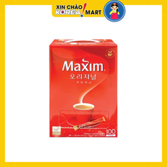 Cà phê Hàn Quốc Maxim Original Hộp 100 gói