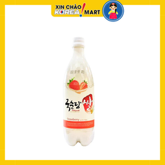 Rượu gạo makgeolli vị dâu 750ml