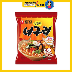 Mì hải sản cay Neoguri Nongshim 120g | 농심 얼큰한 너구리 120g