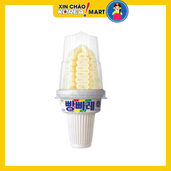 Kem lốc xoáy Fanfare vị vani 175ml | 아이스[롯데]빵빠레 바닐라 175ml