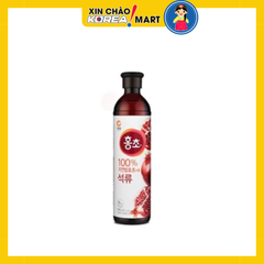 NƯỚC UỐNG GIẤM HỒNG LỰU 500ML/청정원 홍초 석류 맛 500ML