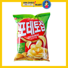 Bánh snack khoai tây truyền thống Nongshim Hàn Quốc 60g | 칩포테토오리지널 60g