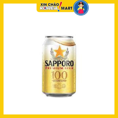 Bia Sapporo Premium New Beer vàng 330ml | 고급 삿포로 330ml
