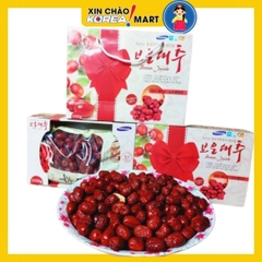 Táo Đỏ Sấy Khô Samsung Boeun Jujube Hàn Quốc Hộp Nơ 1kg