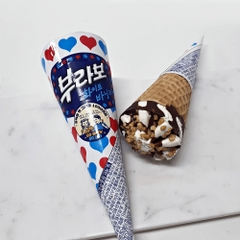 Kem ốc quế Vaninla Borabu 140ml | 아이스 부라보화이트바닐라 140ml