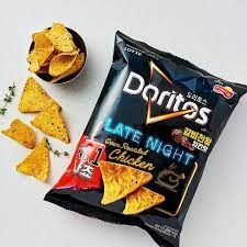Bánh snack vị gà Doritos Late Night Lotte 84g | 도리토스갈비천왕 84g