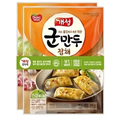 Bánh Mandu chiên Dongwon nhân miến trộn 600g*2 gói | 동원 개성교자만두고기 600g*2봉지