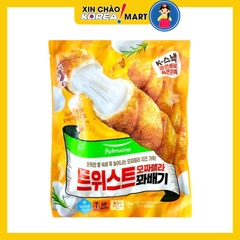 Bánh quẩy xoắn Pulmuone nhân phô mai mozzarella 336g | 트위스트 모짜렐라 꽈배기 336g