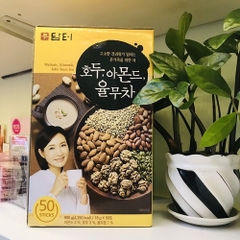 Bột ngũ cốc Damtuh vị óc chó, hạnh nhân, ý dĩ 18g*50 gói | 호두,아몬드,율무차 18g*50