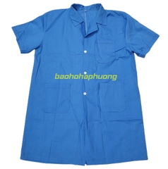 Áo Blouse Nam Non Trung Quốc Màu Xanh