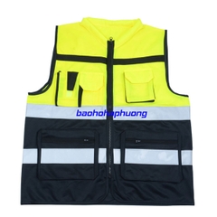 Áo Gile Phản Quang Túi Hộp Phối Màu