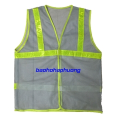 Áo Lưới Phản Quang Màu Xanh Dương