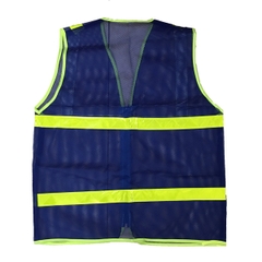 Áo Lưới Phản Quang Màu Xanh