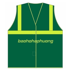Áo Lưới Phản Quang Nhám Dính