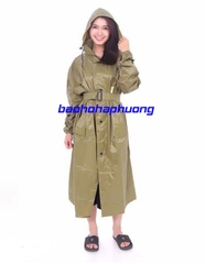 Áo mưa măng tô nữ