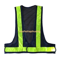 Áo Phản Quang Chữ A Màu Tím Than